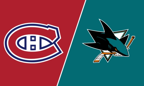 Canadiens and Sharks logos