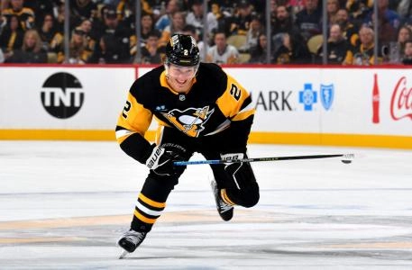 Penguins prospect Rutger McGroarty skates at PPG Paints Arena