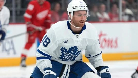 Former Toronto Maple Leafs forward Noah Gregor