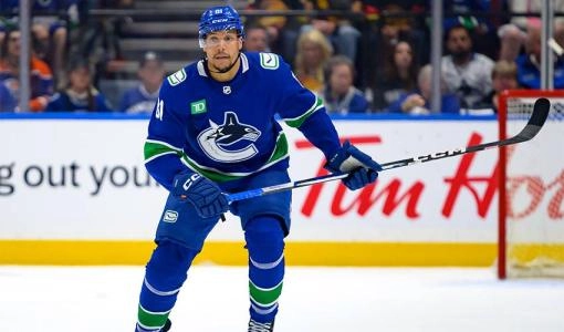 Dakota Joshua of the Vancouver Canucks.