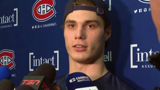 Juraj Slafkovsky re&ccedil;oit un avertissement s&eacute;v&egrave;re du Canadien et c'est termin&eacute; la mauvaise tendance