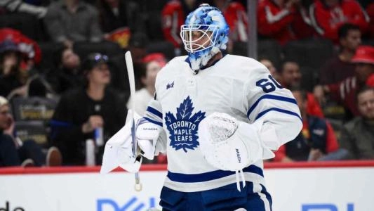 Joseph Woll of the Toronto Maple Leafs.