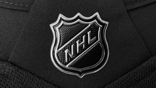 NHL logo shown on a dark background