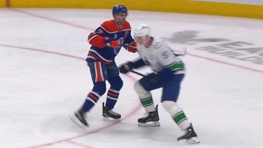 Tyler Myers and Connor McDavid