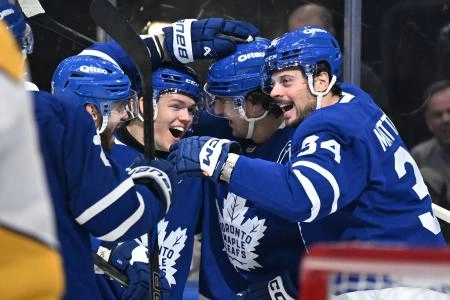 Easton Cowan has earned the praise of Leafs head coach Craig Berube for his efforts through his first two NHL games