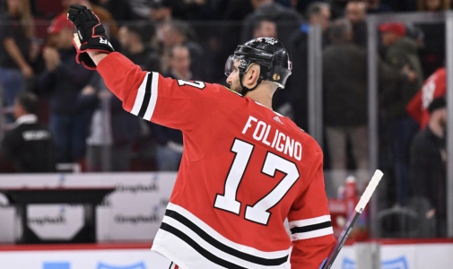 Chicago Blackhawks captain Nick Foligno