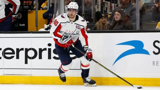 Pierre-Luc Dubois of the Washington Capitals.