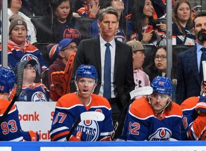 Kris Knoblauch, Head Coach of the Edmonton Oilers.