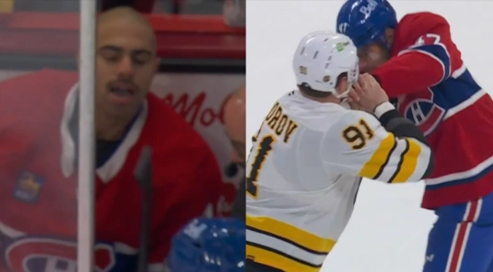 Jayden Struble contre Nikita Zadorov