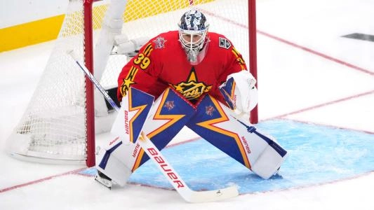 Detroit Red Wings goaltender Cam Talbot.