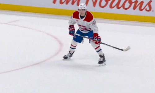 Canadiens defenseman Lane Hutson