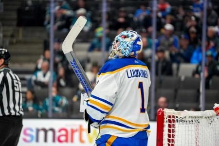 Ukko-Pekka Luukkonen of the Buffalo Sabres.