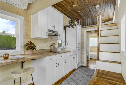 L'int&eacute;rieur d'une mini-maison