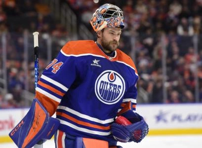 Stuart Skinner of the Edmonton Oilers.