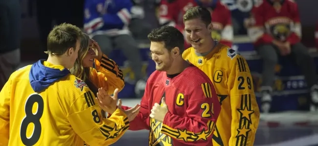 Vancouver Canucks fan and Grammy Award winner Michael Bubl&eacute;.