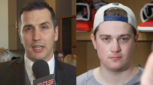 Marc Denis et Samuel Montembeault