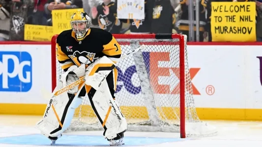 Pittsburgh Penguins goaltender Sergei Murashov.