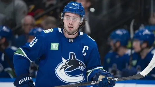 Vancouver Canucks defenseman Quinn Hughes.