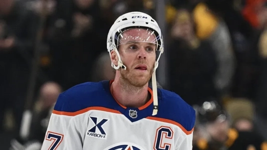 Connor McDavid and Stuart Skinner