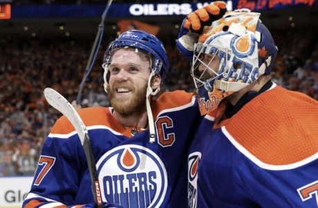 Connor McDavid and Stuart Skinner