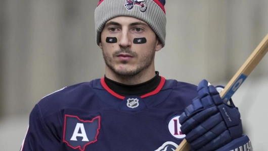 Blue Jackets defenseman Zach Werenski