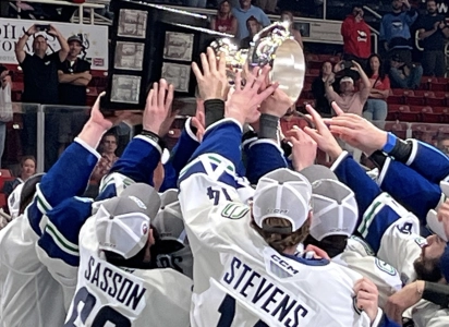 Abbotsford Canucks winning the Calder Cup