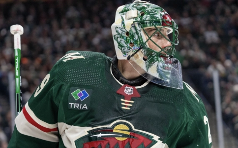Marc-Andre Fleury with the Wild