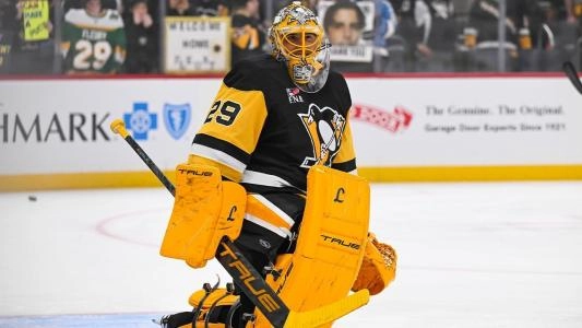 Former Penguins goaltender Marc-Andre Fleury.