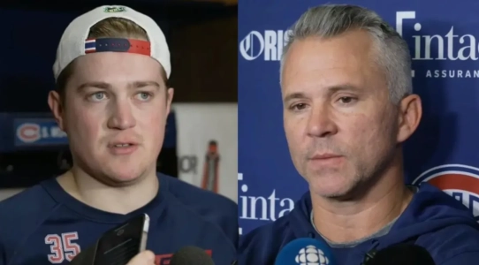 Martin St-Louis et Samuel Montembeault