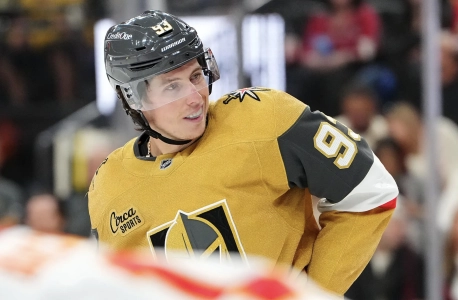 Mitch Marner with the Golden Knights