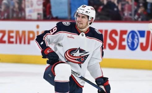 Former Blue Jacket Yegor Chinakhov