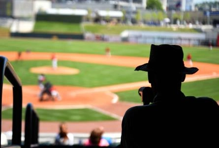 A silhouette of a scout