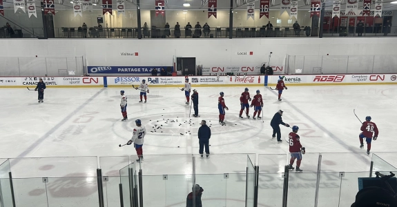 Entra&icirc;nement du Canadien de Montr&eacute;al