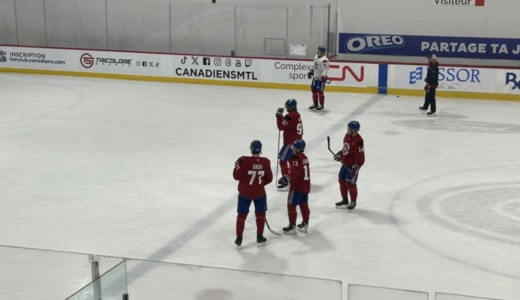 Entra&icirc;nement du Canadien de Montr&eacute;al