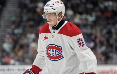 12 mars 2025 ; Seattle, Washington, &Eacute;tats-Unis ; L'attaquant des Canadiens de Montr&eacute;al Patrik Laine (92) photographi&eacute; lors d'un match contre les Kraken de Seattle &agrave; la Climate Pledge Arena.
