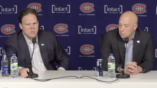 Jeff Gorton et Kent Hughes