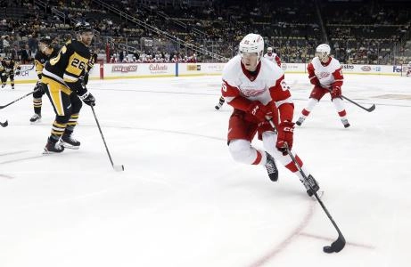 Pittsburgh Penguins add 6-foot-8 winger Elmer Soderblom in trade with Detroit Red Wings