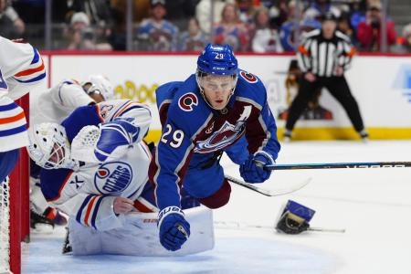 NHL changes mind on Nathan MacKinnon's punishment after collision with Oilers' Connor Ingram