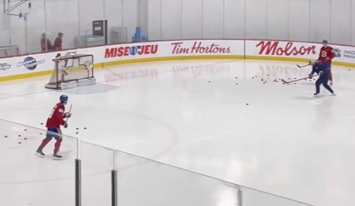 Lane Hutson et Oliver Kapanen