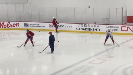 Nick Suzuki, Ivan Demidov et Kirby Dach