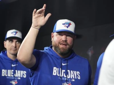 Mar 29, 2026; Toronto, Ontario, CAN; Toronto Blue Jays manager John Schneider before a game against the Athletics at Rogers Centre.