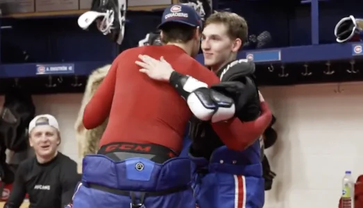 Jakub Dobes et Lane Hutson