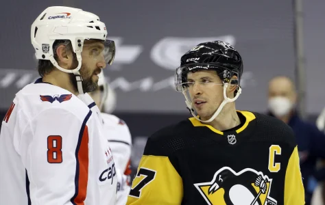 Alex Ovechkin shares special pre-game moment with Sidney Crosby and Evgeni Malkin in potential final meeting