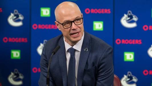Canucks GM Patrik Allvin linked to role with conference rival if fired by Vancouver