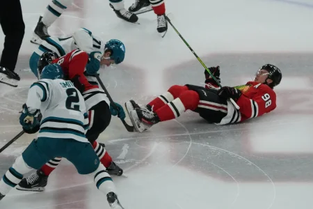 Macklin Celebrini sent Connor Bedard a message on the opening faceoff