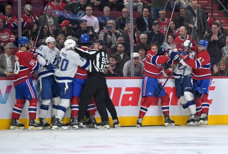 Le Canadien affronte le Lightning : le calendrier des 4 premiers matchs fuite