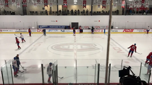 Entra�nement des Canadiens de Montr�al