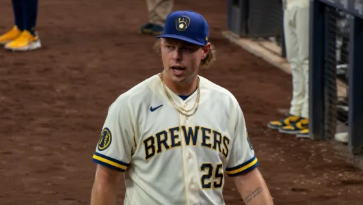 Brewers' Trevor Megill sparks heated exchange with Blue Jays' Vladimir Guerrero Jr after taunt