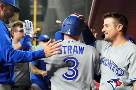 Blue Jays' Myles Straw making most of playing time in Daulton Varsho's absence