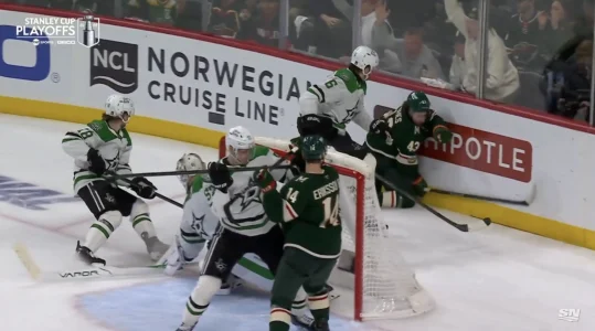 Illegal move by Quinn Hughes in the middle of the game sparks controversy